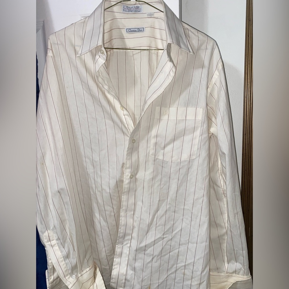 Vintage Christian Dior Business Button Up// SOLD